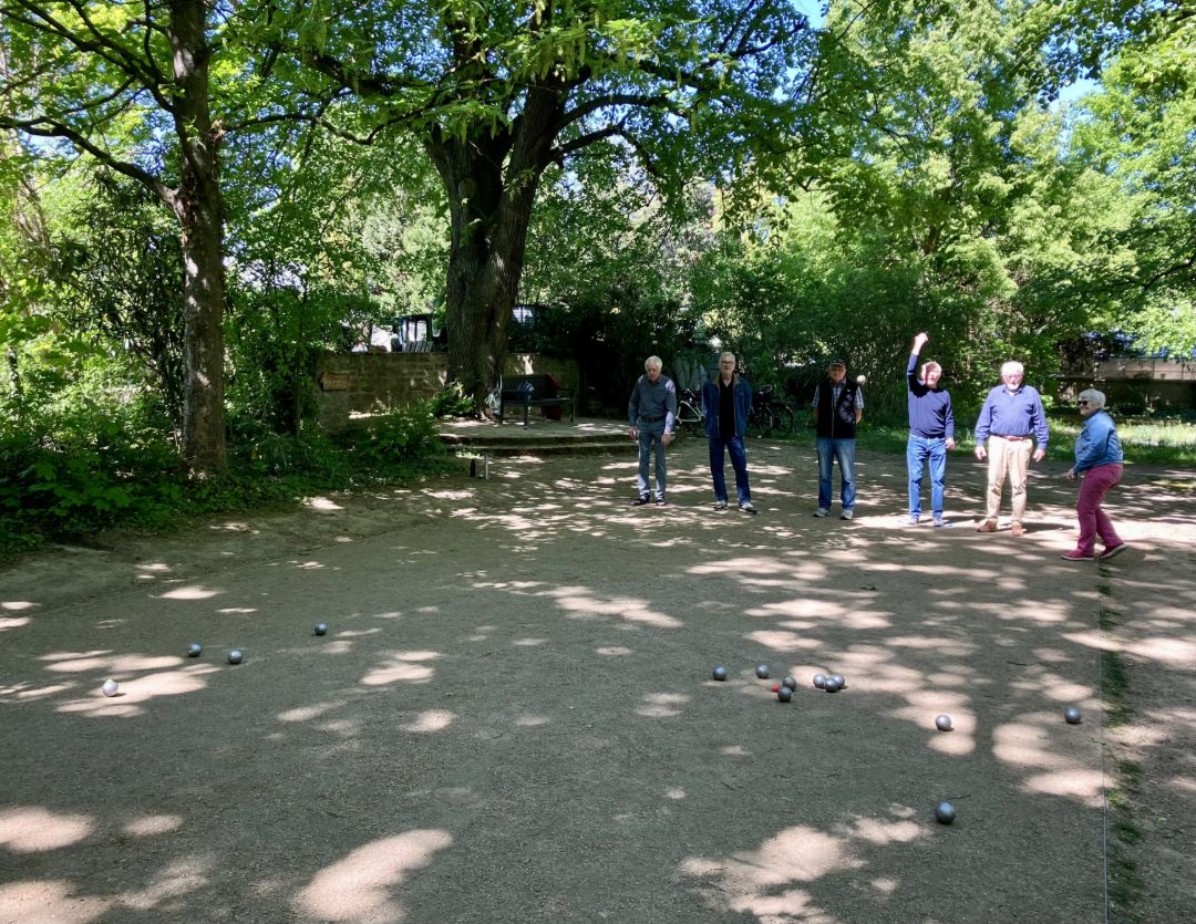 Boule spielen in Worms